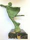 Bronze By Max Le Verrier Flying Art Deco Mascot