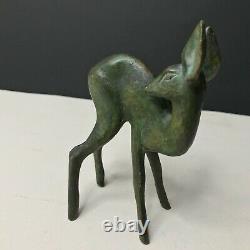 Bronze Faon By Raoh Schorr, 1901 1991