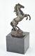 Bronze Statue Animal Sculpture In Art Deco And Art Nouveau Style, Signed Bronze