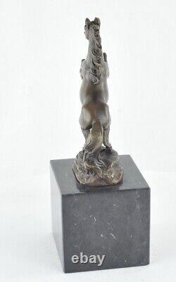 Bronze Statue Animal Sculpture in Art Deco and Art Nouveau Style, Signed Bronze