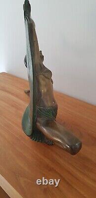 Bronze Statue: The Dancer with Veil, Signed by Jean Lormier, Art Deco 20th Century