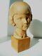 Bust Art Nouveau Art Deco Sculpture Girl Signed Gallo Terracotta 34 Cm