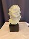 Bust Of Smiling Young Girl Art Deco Signed B. Rezl Terracotta With Patina