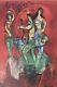 Chagall Marc (after) Carmen Lithography Numbered And Signed, 500ex