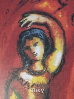 Chagall Marc (after) Carmen Lithography Numbered And Signed, 500ex