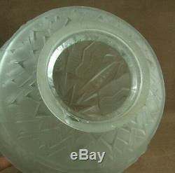 Chandelier Art Deco Glass Shell Mold Press Sign Muller Freres Luneville
