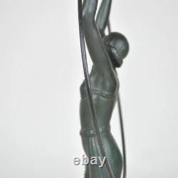 Charles & Max Le Verrier, Bayadère, Sculpture Signée, Art Deco, Xxth Century