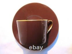 Coffee Cup + Brown Saucer, Or Star Signed Louis Vuitton Made In France N°2