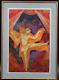 Cubist Art Deco Tableau Dancer By Henri Laffite