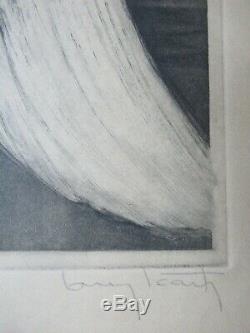 Etching Louis Icart Faust Goethe Lady Devil Pencil Signed Aquatint Art Deco 1928