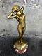 Female Bronze First Frisson Louis Oury (1867-1940)