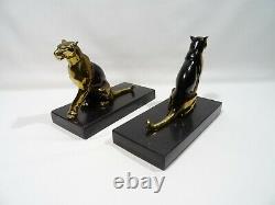 Former Greenhouse Book Art Deco Panthere Signs Tedd Animal Sculpture