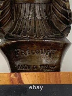 Frecourt Mascot Automobile Isis Ancient Egyptian Art Deco Signed As Mascot
