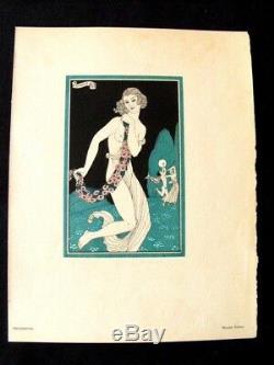 George Barbier Proserpine 1929 Artists Of The Book Art Deco
