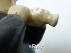 Georges Robin Sandstone Signed Hb Quimper Brion Rare Books Sculpture Serre Art Deco