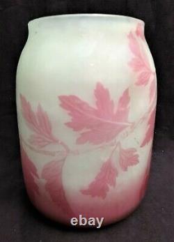 Glass Paste Vase By Richard Art Deco Period
