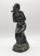 Glazed Terracotta Sculpture Of Nude Woman Signed By Georges Regnault Art Deco 1930