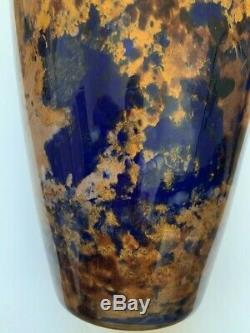 Grand Art Deco Vase Epoque 1930 Signed A. Delatte Nancy