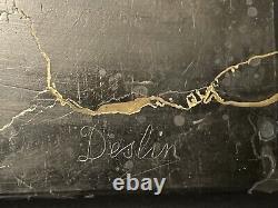 Grand Bronze Length 48 cm Signed Deslin