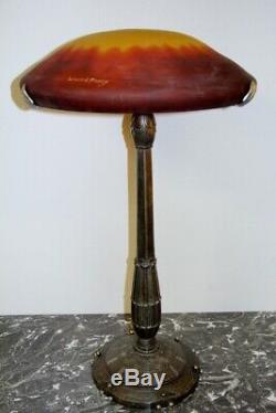Great Deco Lamp Art Signed Daum 90cm From Height