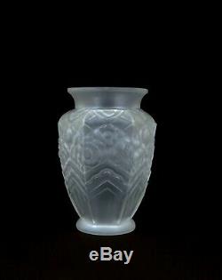 Great Vase Muller Freres Luneville, Time Art Deco, Signed And France