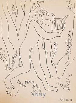 Henri Matisse/1945/Lithograph/Orpheus/Drawing/Paris/Modern Art/Picasso/ART/Deco