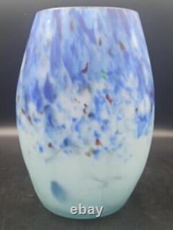Impressive Art Deco Glass Vase signed Muller Brothers Luneville