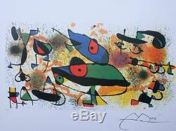 Joan Miro Sculpture II Lithographie Signed And Numbered # 500ex