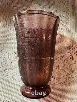 Large Art Deco Vase Signed Mesnil