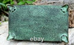 Large Bronze Case Signed Max The Lintel Glass Of St Genis Fountains
