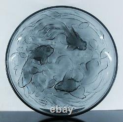 Large Cup Glass Mould Japanese Fish Era Sabino Art Deco Verlys Sign
