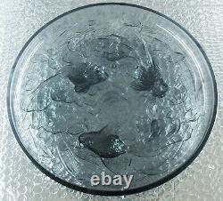 Large Cup Glass Mould Japanese Fish Era Sabino Art Deco Verlys Sign