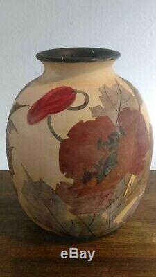 Large Vase Ceramic Vallauris Signed Louis Giraud Art Deco Height 33 CM