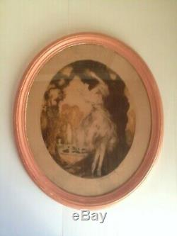 Louis Icart Great Fidelity Color Lithography Original Art Deco Woman