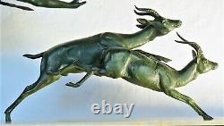 Magnificent And Great Art Deco Sculpture Signed Carlier French Statue