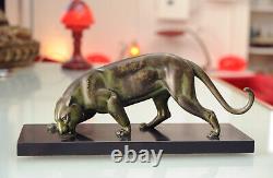 Magnificent Art Deco Panther signed by Irenée Rochard