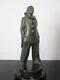 Max Le Verrier Old Statuette Pierrot. Signed