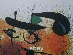 Miro Joan (after) Sculpture II Lithography Numbered And Signed, 500ex