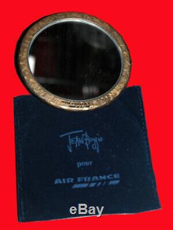 Mirror Antique Pocket Jean Signed Boggio For Air France Passage For The Year 2000
