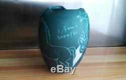 Old Ceramic Vase Signed I. Sena N ° 36/2000