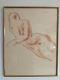Old Painting Nude Blood Drawing Signed Georges Artemoff 1892-1965 Art Deco