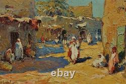 Orientalist, Moroccan Village 1927 Marius Hubert-robert (1885-1966)