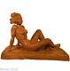 P. Serste, Great Terracotta Period Art Deco, Signed