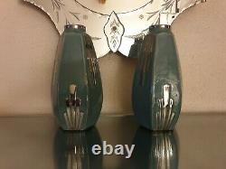 Pair Of Art Deco Vase Signed Odyv