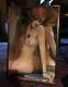 Pastel Painting Jean-albert Grand Carteret (1903-1954) Nude Art Deco Frame Of Origin