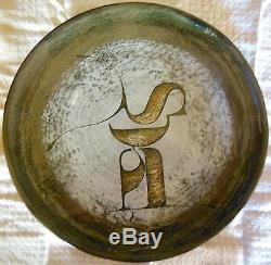 Pierre Saint Paul (1926-), Large Dish In Ceramic. Sign. Sant Vicens