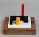 Polychrome Wood Sculpture Abstraction Neoplasticism Signee Numerotee (4)