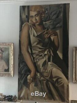 Portrait 1940 Signed De Lempicka