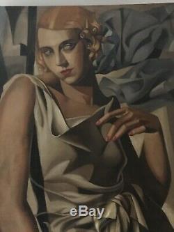 Portrait 1940 Signed De Lempicka