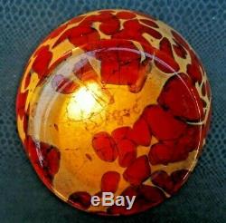 Pretty Vase Art Deco Shaped Ball Signed Degué Early 20th